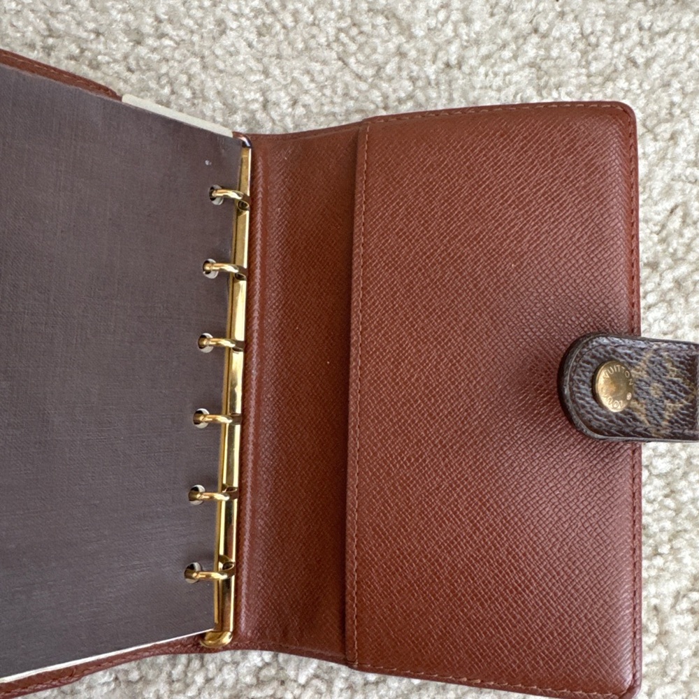 Louis Vuitton Brown & Gold Organizer/Passport Holder - Picture 6 of 9